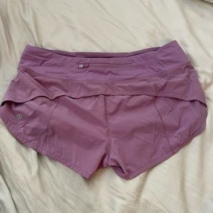 LULU LEMON purple work out shorts💜